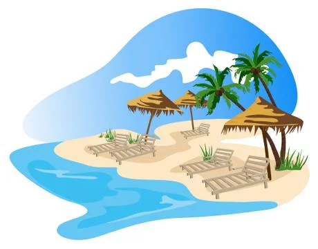The tropics Stock Illustration
