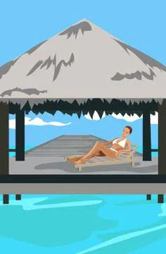 The Tropics Stock Illustration