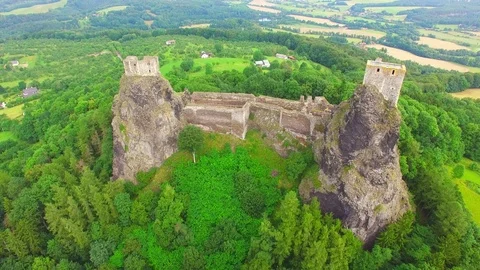 The Trosky castle. Video stock 72019107