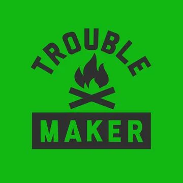 TROUBLE MAKER Stock-Illustration