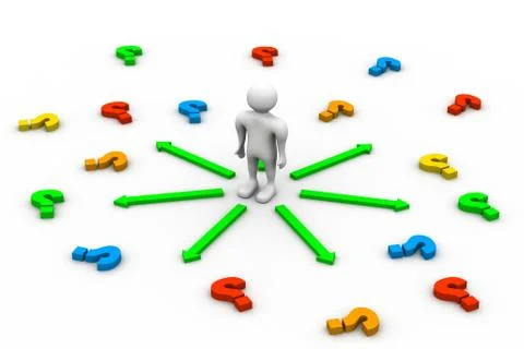 Trouble Shooting. Stock Illustration