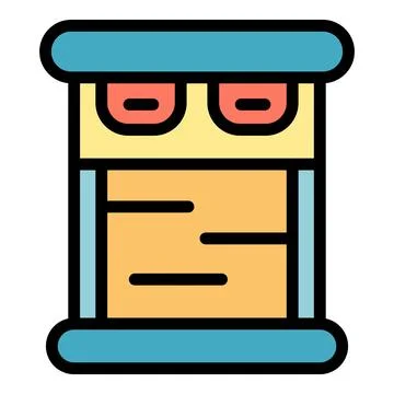 Trouble sleeping icon vector flat Stock Illustration