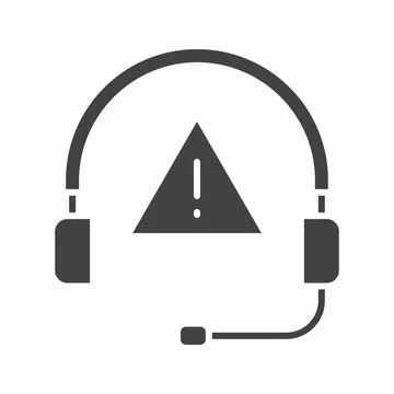 Trouble Support icon vector image. Illustrazione stock