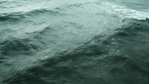 Troubled ocean surface Stock Footage 246696334