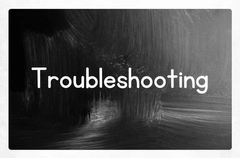 Troubleshooting concept Stock Photos