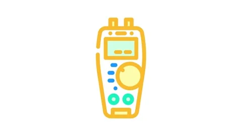 Troubleshooting devices electronics color icon animation Stock Footage 327267405