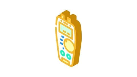 Troubleshooting devices electronics isometric icon animation Stock Footage 327290540
