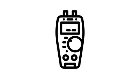 Troubleshooting devices electronics line icon animation Stock Footage 326760819
