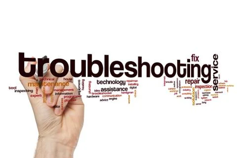 Troubleshooting Stockillustratie