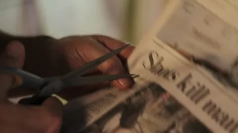 Troubling Newspaper Headlines Stock-Footage 12192170