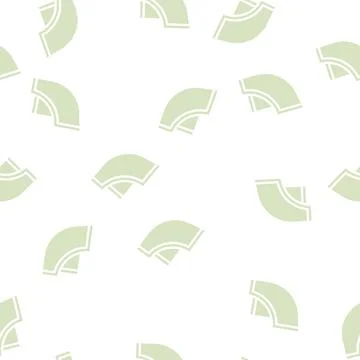 Trouser pocket glyph vector seamless pattern Stock Illustration
