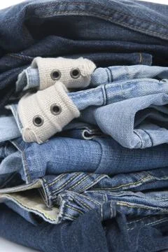 Trousers macro Stock Photos