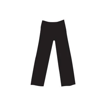Trousers for men isolated Stock Illustration