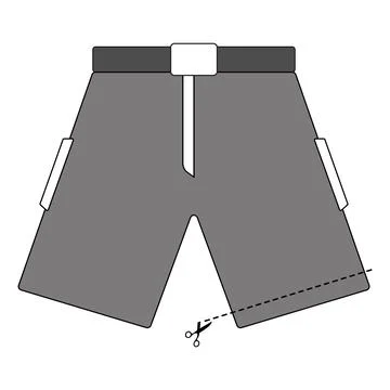 Trousers vector element design Stock Illustration