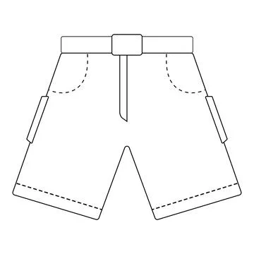 Trousers vector element design Stock Illustration