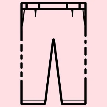 The trousers vector illustration design Stock Illustration