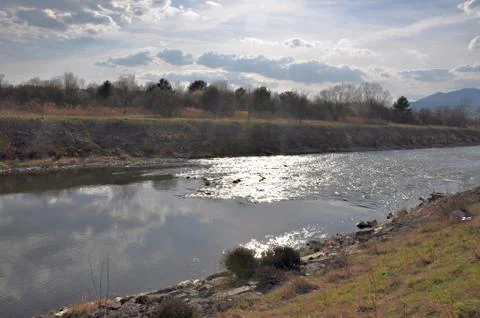 Trouth river Stock Photos