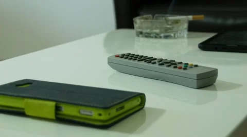 Trow Documents on Table Stock Footage 68171126