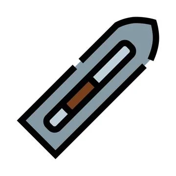 Trowel for building and construction work icon Ilustración de archivo