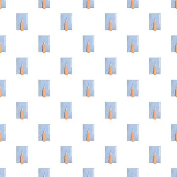Trowel building construction tool seamless pattern Stock Illustration