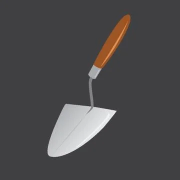 Trowel Stock Illustration