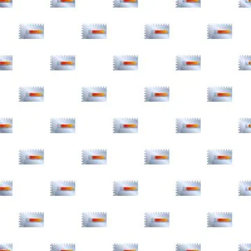 Trowel pattern seamless tile for construction industry background Illustrazione stock