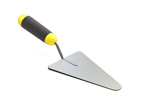 Trowel tool 3D Ilustração Stock