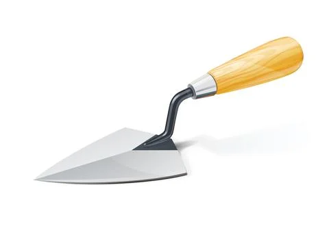 Trowel. Tool for building. Vector illustration. Ilustración de archivo