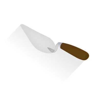 Trowel, vector icon Stock Illustration