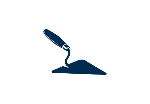 Trowel Vector Icon Stock Illustration