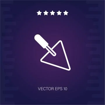 Trowel vector icon Stock Illustration