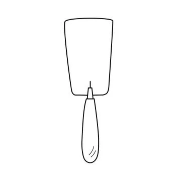 Trowel vector Icon Stock Illustration