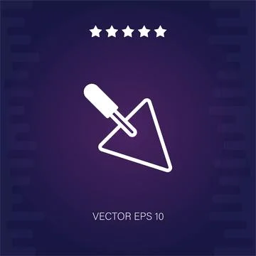 Trowel vector icon Stock Illustration