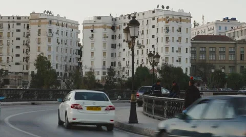 Trrafic in constantine Stock Footage 58621226