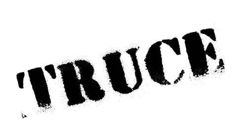 Truce rubber stamp Stock Illustration