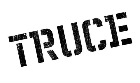 Truce rubber stamp Stock Illustration