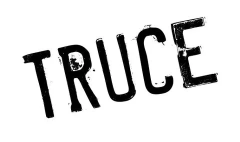 Truce rubber stamp Stock Illustration