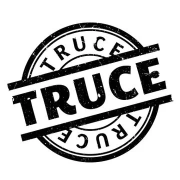 Truce rubber stamp Stock Illustration