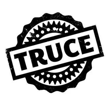 Truce rubber stamp Stock Illustration