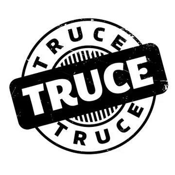 Truce rubber stamp Stock Illustration