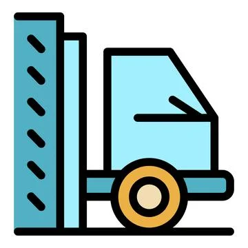 Truck 3d printing icon vector flat イラスト素材
