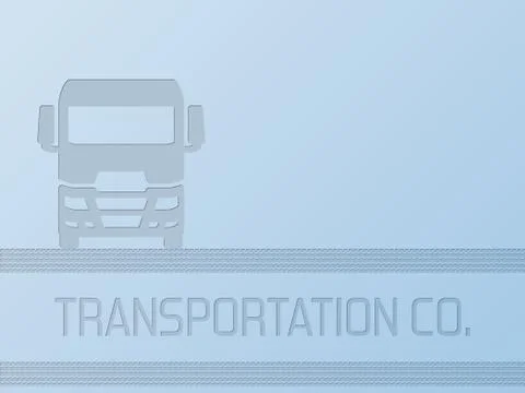 Truck advertisement background design Illustrazione stock