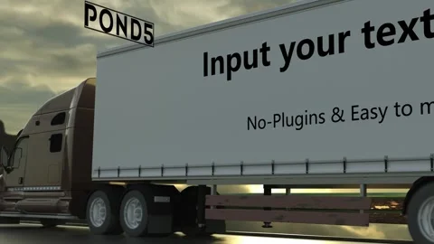 Truck body text special effects Catálogo de After Effects