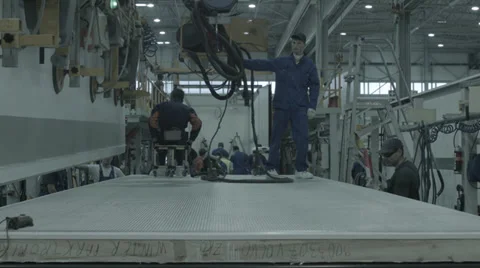 Truck Box Assembly Stock Footage 33444436