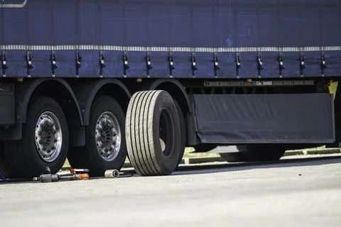 Truck breakdown Stock Photos