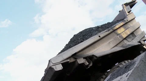 The truck  with coal Stock Footage 30383381