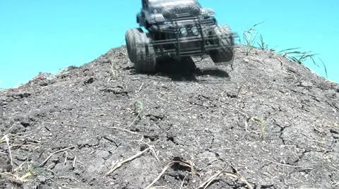 Truck Coming Down Hill at Camera Video stock 66064474