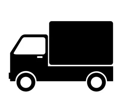 Truck with commodities vector イラスト素材