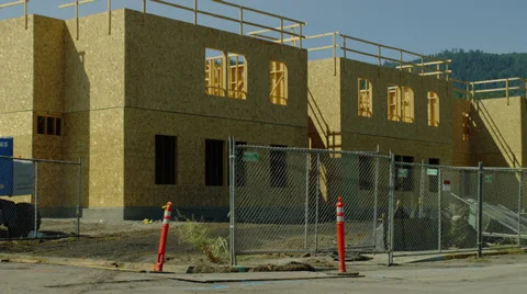 Truck at Constrution Site Stock Footage 35283727