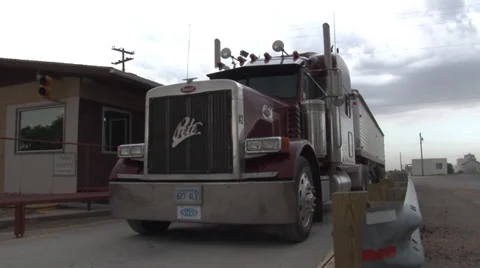 Truck at Coop Stock Footage 35596116